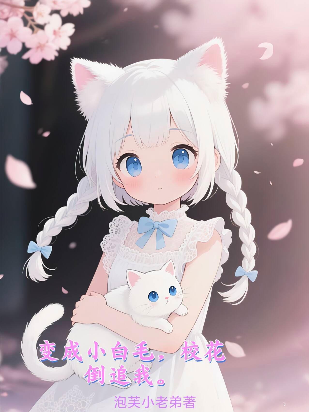 校花变成了我捡来的白猫