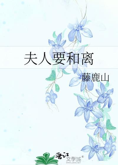 夫人要和离讲的什么故事